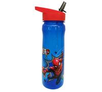 Marvel Official Spider-Man Kids Water Bottle by Polar Gear - 600ml Spiderman Water Bottle for Kids Made From Polypropylene - Blue and Red