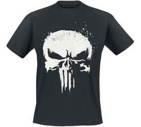 Marvel Official The Punisher Men's T-Shirt, Black, L