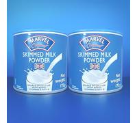 Marvel Original Dried Skimmed Milk Powder 175g (Pack of 2) | High in Protein |Non-Fat Instant Milk Powder | Dessert Ingredient | Source of Calcium - Your Perfect Dairy Solution