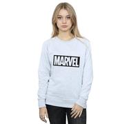 Marvel Outline Logo Sweatshirt In Grey Grey L