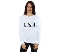 Marvel Outline Logo Sweatshirt In White White M
