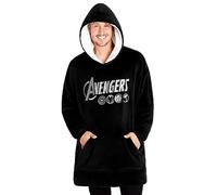 Marvel Oversized Hoodie Blanket for Men and Teenagers Avengers Black Panther Captain America Iron Man - Gifts for Men