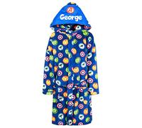 Marvel - Personalised Dressing Gown - Fluffy Superhero Robe - Blue Avengers Robe 3-9 Years