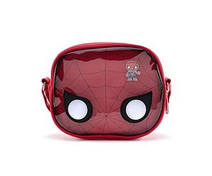 Marvel Pop! Spider-Man Pin Collector Pop Crossbody Bag by Loungefly