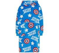 Marvel Press Captain America Avengers Oversized Wearable Blanket Hoodie - 2-4 Years 104cm Blue