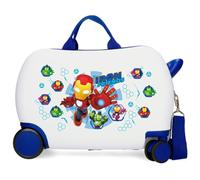 Marvel Press Iron Friends Kids Suitcase, One Size, White, Talla única, Children's Suitcase