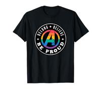 Marvel Pride Rainbow Avengers Logo Belong Believe Be Proud T-Shirt