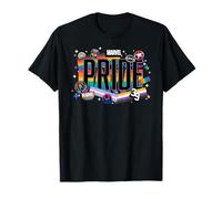 Marvel Pride Rainbow Flags Proud Heroes Stickers Est. ‘39 T-Shirt