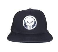 Marvel Punisher Logo Hat Snapback Cap for Adult/Boy with Logo One Size Adjustable Size Black