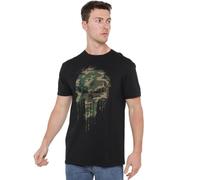 Marvel Punisher Skull Camo Unisex T Shirt, Black, XXXX-Large