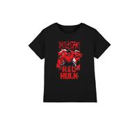 Marvel Red Hulk Comic Kids T-Shirt, Black | Size: 12-13 Years Marvel Black 12-13 Years