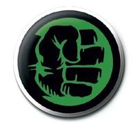 Marvel Retro - Hulk Icon - 25 mm BUTTON BADGES - Pin