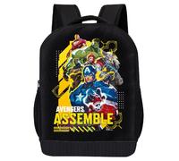 Marvel Rivals Avengers Backpack for Kids | Marvel Bookbag Featuring Captain America Iron Man, Hulk and More | Toddler Travel Bag, Lightweight Backpack for School | Ages 3+