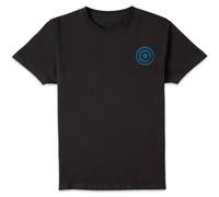 Marvel Rivals Captain America Unisex T-Shirt - Black | Size: XL Marvel Black XL