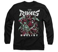 Marvel Rivals Duelist Trend Unisex Long Sleeve T Shirt, Black, S