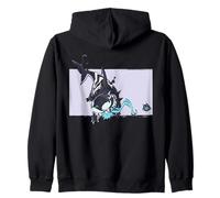Marvel Rivals Jeff the Land Shark Devouring Duo Venom Skin Zip Hoodie