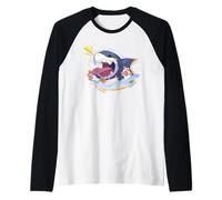Marvel Rivals Jeff the Land Shark Unlimited Appetite Cute Raglan Baseball Tee