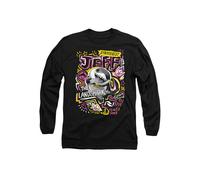 Marvel Rivals Jeff The Landshark Marker Pen Trend Unisex Long Sleeve T Shirt, Black, S