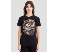 Marvel Rivals Jeff The Landshark Marker Pen Trend T-Shirt, Black Black