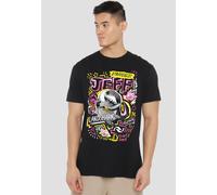 Marvel Rivals Jeff The Landshark Marker Pen Trend T-Shirt, Black Black 4XL
