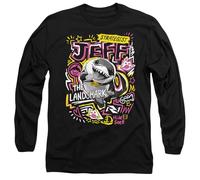 Marvel Rivals Jeff The Landshark Marker Pen Trend Unisex Long Sleeve T Shirt, Black, L