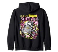 Marvel Rivals Jeff The Landshark Marker Pen Trend Zip Hoodie