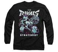 Marvel Rivals Strategist Trend Unisex Long Sleeve T Shirt, Black, L