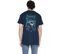Marvel Rivals Vanguard Symbiote Venom Trend (Back Print) Unisex T Shirt, Navy, 4XL