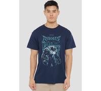 Marvel Rivals Vanguard Symbiote Venom Trend Unisex T Shirt, Navy, M