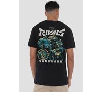 Marvel Rivals Vanguard Trend (Back Print) Unisex T Shirt, Black, 5XL