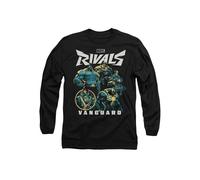 Marvel Rivals Vanguard Trend Unisex Long Sleeve T Shirt, Black, S