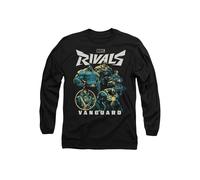 Marvel Rivals Vanguard Trend Unisex Long Sleeve T Shirt, Black, XL