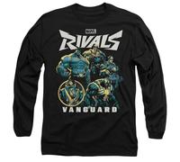 Marvel Rivals Vanguard Trend Unisex Long Sleeve T Shirt, Black, S