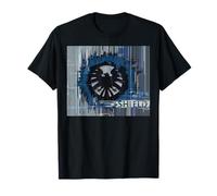 Marvel S.H.I.E.L.D Glitched Poster T-Shirt