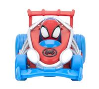 Jazwares Pull-Back Toy - Marvel's Spidey Webbed Wheelie Vehicle - Built-In Spidey Superhero