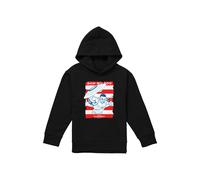 Marvel Sam Wilson American Flag Youth Kids Pull-Over Hoodie, Black | Size: 5-6 Years Marvel Black 5-6 Years