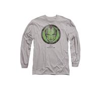 Marvel Secret Invasion Badge Long Sleeve T-Shirt, Athletic Heather in Light Grey | Size: 2XL Marvel Light Grey 2XL