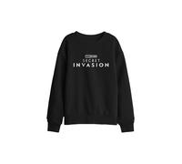 Marvel Secret Invasion Logo Kids Sweatshirt, Black | Size: 5-6 Years Marvel Black 5-6 Years