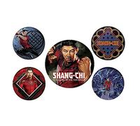 Marvel Shang-Chi Legend of The Ten Rings 5 Piece Button Badge Set