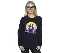 Marvel She-Hulk: Attorney At Law Sunset Smile Sweatshirt In Navy Navy S