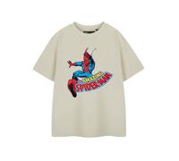 Marvel Short Sleeved T-Shirt | Boys Oatmeal | Official Merch
