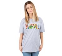 Marvel Women's Adult Short Sleeved T-Shirt (Grey) in Grey | Size: Medium Marvel Grey M