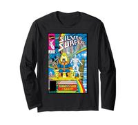 Marvel Silver Surfer Rainbow Thanos's Guide Comic Cover Long Sleeve T-Shirt