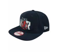 Marvel Snapback Flat Cap In Blue Blue M/L
