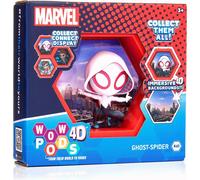 PODS 4D Marvel Spider Gwen, Connectable Collectable Bobble-head figure that Burs