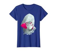 Marvel Spider-Gwen Geometric Low Poly Bust T-Shirt, Women, Royal Blue, X-Large