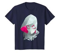 Marvel Spider-Gwen Geometric Low Poly Bust T-Shirt, Youth, Navy Blue, 3T