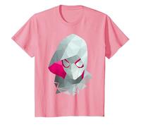 Marvel Spider-Gwen Geometric Low Poly Bust T-Shirt, Youth, Pink, 2T