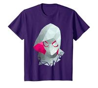 Marvel Spider-Gwen Geometric Low Poly Bust T-Shirt, Youth, Purple, X-Small