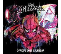 2026 CALENDAR MARVEL SPIDER-MAN MONTH TO VIEW SQUARE WALL CALENDAR OFFICIAL PRODUCT